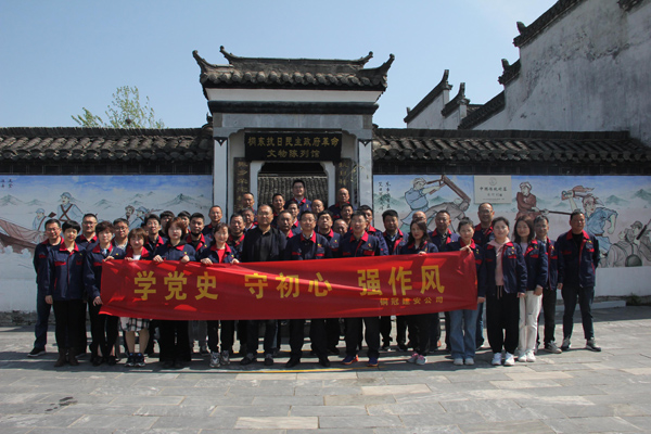 公司機關、工程服務黨支部開展主題黨日活動