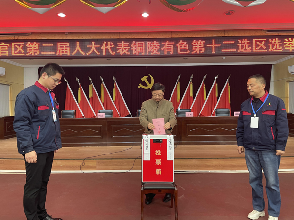 公司完成銅官區(qū)第二屆人大代表選舉工作  公司完成銅官區(qū)第二屆人大代表選舉工作